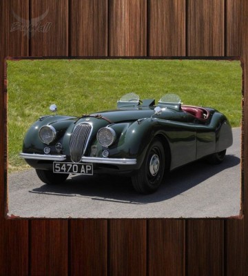 Металлическая табличка Jaguar XK120 Alloy Roadster 347